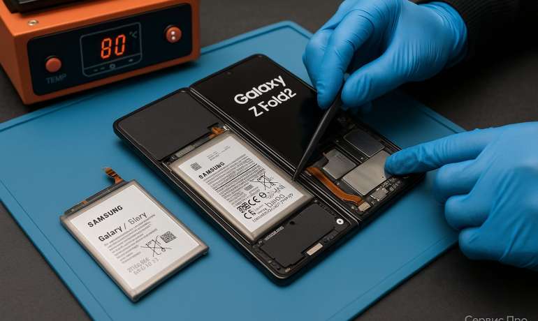 Замена батареи Samsung Galaxy Z Fold 2 в Гомеле