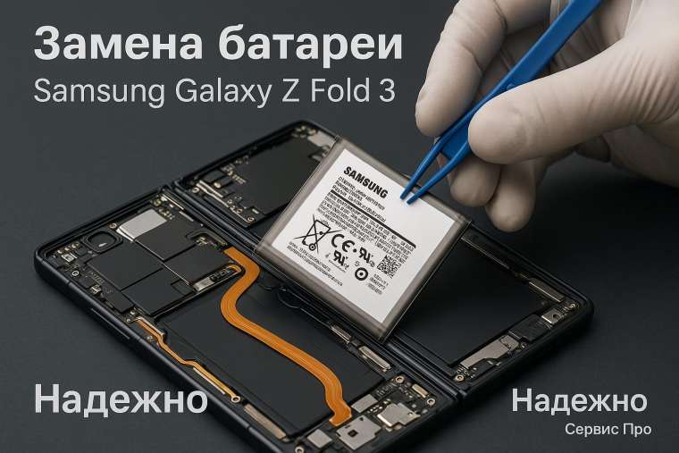 Замена батареи Samsung Galaxy Z Fold 3  в Гомеле