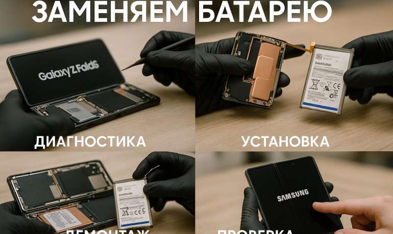 Замена батареи Samsung Galaxy Z Fold 5 в Гомеле