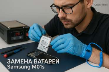 Замена батареи Samsung M01s в Гомеле