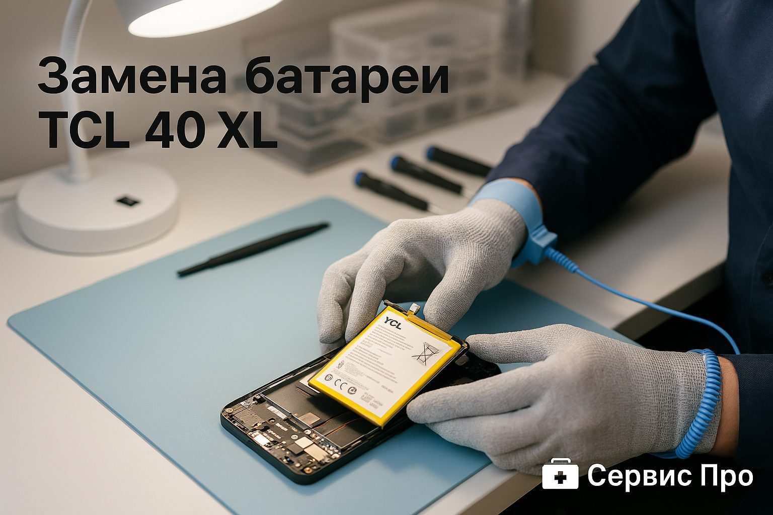 Замена батареи TCL 40 XL в Гомеле