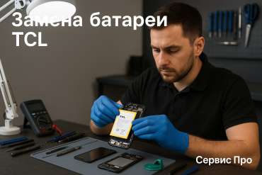Замена батареи TCL 50  в Гомеле