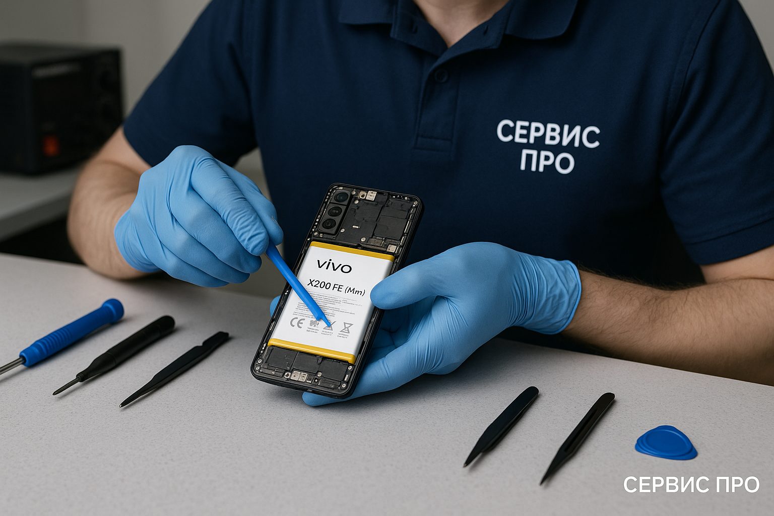 Замена батареи Vivo X200 FE (Mini) в Гомеле