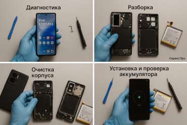 Замена батареи Vivo X200 Ultra в Гомеле