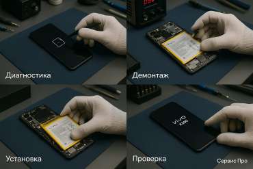 Замена батареи Vivo X200 в Гомеле