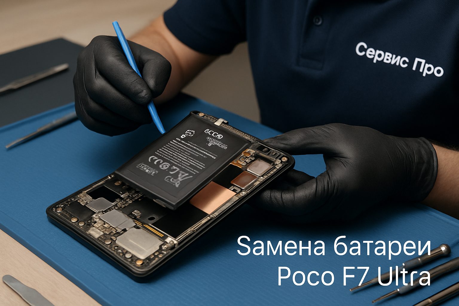 Замена батареи Poco F7 Ultra в Гомеле
