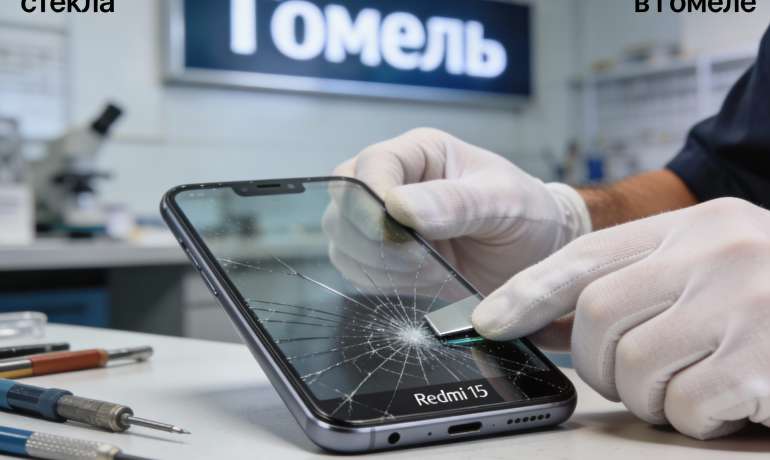 Замена стекла Redmi 15 в Гомеле