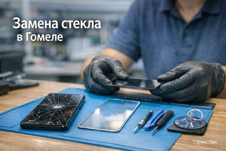 Замена стекла Redmi Note 15 Pro Plus в Гомеле